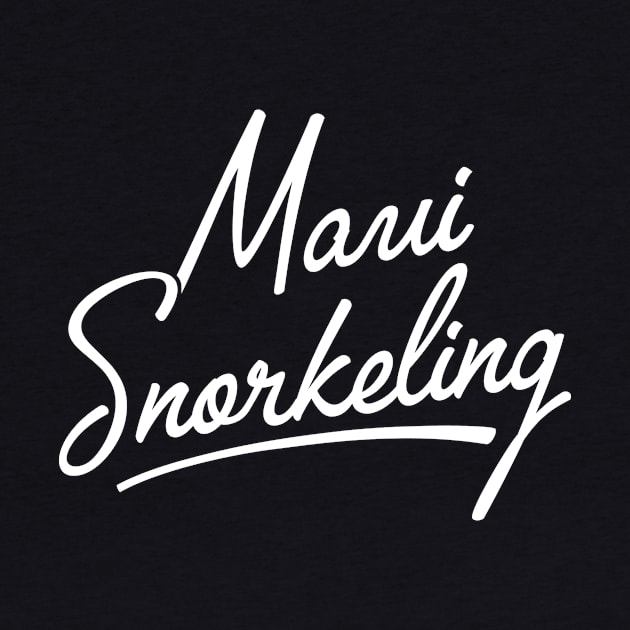 Maui Snorkeling – Snorkeler Design by BlueTodyArt